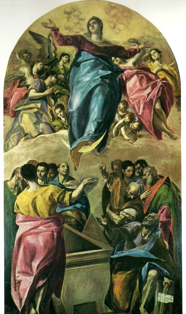 El Greco assumption of the virgin